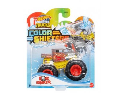 Toys Hot Wheels Monster Trucks Color Shifters Bone Shaker Vehicle