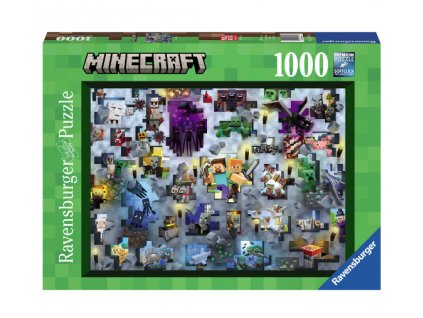 Merch Puzzle Minecraft Mobs 1000 dílků