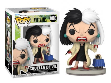 Merch Funko Pop1083 Disney Villains Cruella de Vil