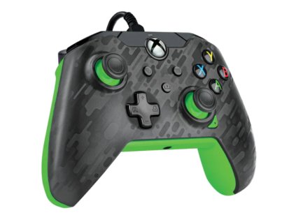 XSX drátový ovladač PDP Neon Carbon Nové