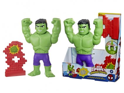Toys Figurka Marvel Spidey and His Amazing Friends Power Smash Hulk