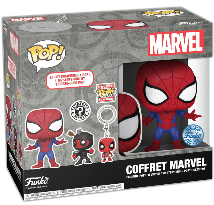 Funko Pop Exclusive Box Marvel SpiderMan