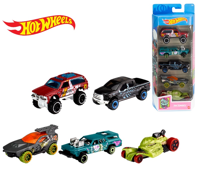Toys Hot Wheels Hw Zombies 5ks angličáky Nové Prokonzole.cz