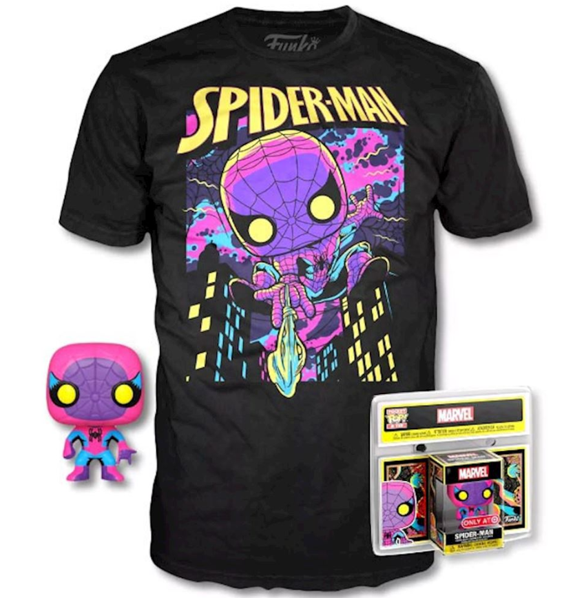 Set Funko Pocket Pop! Spiderman a Tričko vel L