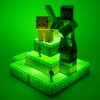 Merch Lampička Minecraft Diorama Steve 30cm2