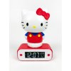 Budík s lampičkou Hello Kitty 17cm