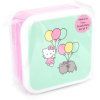 Svačinový box Pusheen a Hello Kitty 3ks Nové