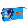 Penál Ježek Sonic modrý trojitý Nové