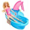 Barbie s bazénem a skluzavkou1