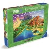 Puzzle Svět Minecraftu 1500dílků