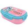 Svačinový box Disney Stitch s vidličkou růžový