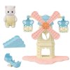 Sylvanian Families 5526 Zábavní park s větrným mlýnem a kotětem1