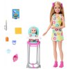 Herní set Barbie Chůva s jídelní židličkou1