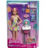 Herní set Barbie Chůva s jídelní židličkou