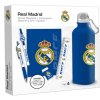 Psací potřeby a láhev Real Madrid