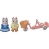 Sylvanian Families 5637 Tandemové kolo pro Husky sourozence1