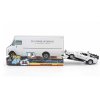 Auto Back to the Future 40th Anniversary Time Machine Ice Eﬀect Dlorean