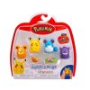 Figurky Pokémon Squishalongs Pikachu, Gengar, Teddiursa, Marill