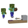 Figurka Minecraft Redstone Charged Zombie Arrow Trap1