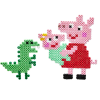 Zažehlovací korálky Prasátko Peppa Dárkový box1