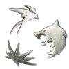 Merch Sada odznaků The Witcher Trinity Sigils1