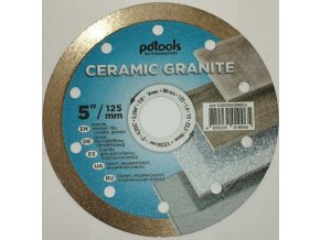 Diamantový řezný kotouč 125 1,4 10 22,2 CERAMIC GRANITE   PDTOOLS SUPERABRASIVES