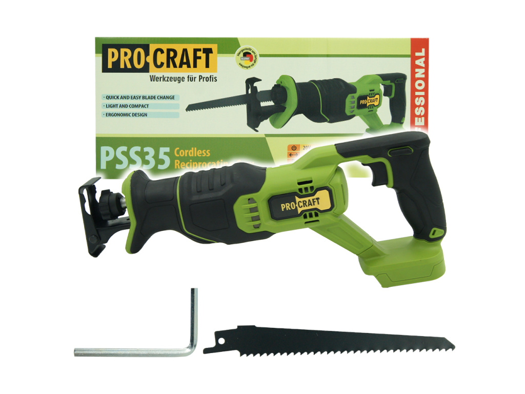 6069 aku primocara pila procraft pss35bb bez baterie a nabijecky pss35bb