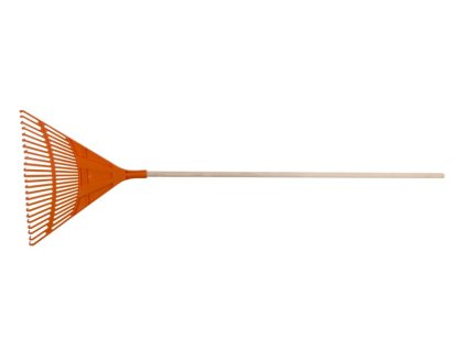 Hrábě plastové 50cm 22z s násadou 160cm
