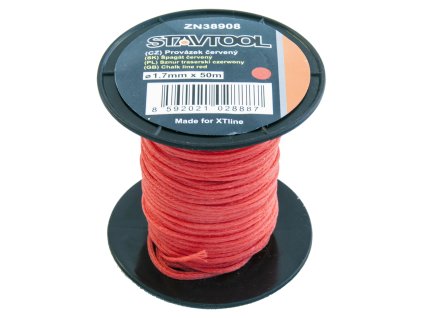 STAVTOOL Provázek | červený 50 m / 1 mm