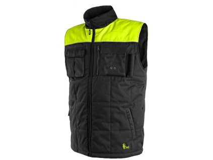 Vesta CXS SEATTLE, pánská, zimní, fleece, černo-žlutá (Velikost M)