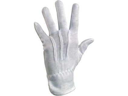 Rukavice CXS MAWA, textilní s PVC terčíky, vel. 08