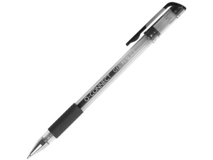 Gelový roller Q-Connect, 0,5 mm, černý