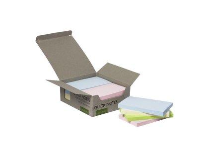 Recyklovaný bloček Q-Connect 127 x76 mm, 12 ks