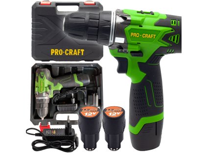 Aku vrtací šroubovák Procraft PA12Li | PA12Li