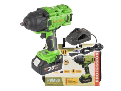 Aku rázový utahovák Procraft PWA80 1b | PWA80-1b-c