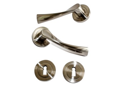 TRITOOLS Dveřní kování Atena (Etna) | nikl rozeta - vložka