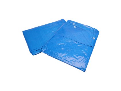 XTLINE Zakrývací plachta zesílená PE s oky kulatá 120g/m2 | 5,5 m