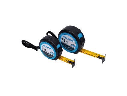 XTLINE Metr svinovací pogumovaný | 7,5 m x 25 mm