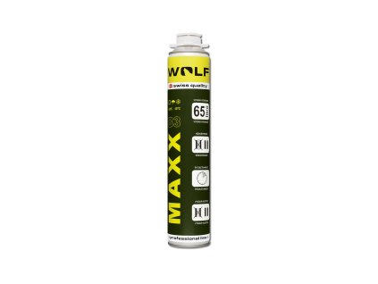 WOLF Pistolová pěna MAXX 65l nízkoexpanzní | celoroční 850 ml