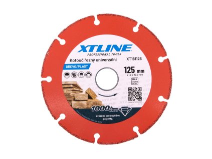 XTLINE Kotouč univerzální na dřevo, plast | 115x1,2x22,2 mm