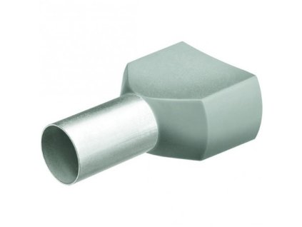 Dvojité dutinky s izol,2x4.0 šedá/100ks