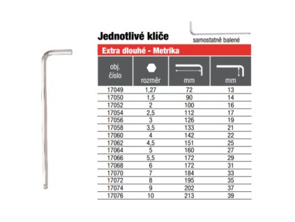 422 17049 l klic 127mm chrom