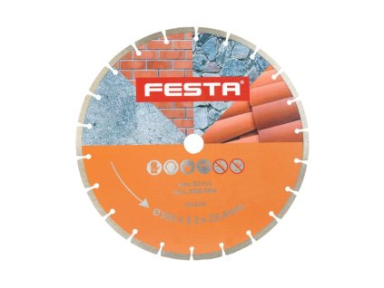 Kotouč diamantový FESTA segment 300x3.5x25.4mm