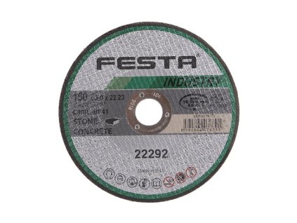 Kotouč řezný FESTA INDUSTRY na kámen 150x3x22.2mm