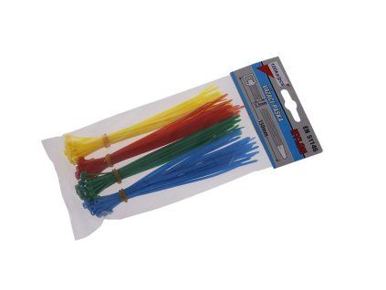 Pásky vázací WESTBERG 150x2.5mm 100ks barevné