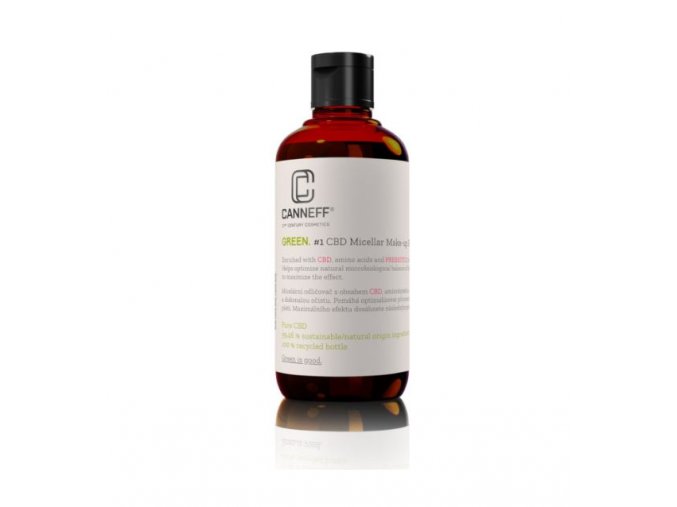 558 CANNEFF® GREEN. #1 CBD Micellar Make up Remover