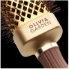 Kartáč Olivia Garden Expert Straight Wavy Bristle Gold & Brown 50 mm