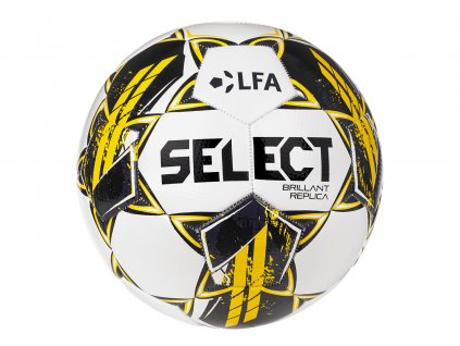 Fotbalový míč Select FB Brillant Replica CZ Fortuna Liga 2022/23 bílo žlutá Velikost míče: 4