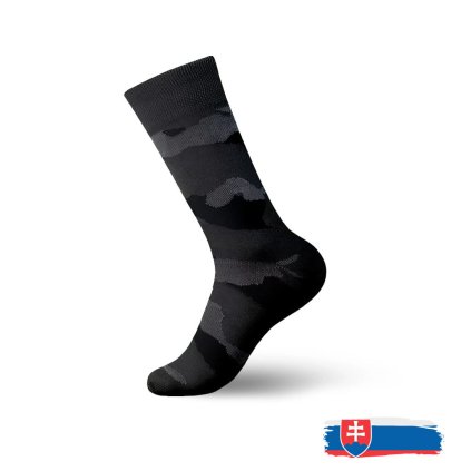 1087 1 1720 bavlnene ponozky karpathia cierne s ionmi striebra 6 ks balenie