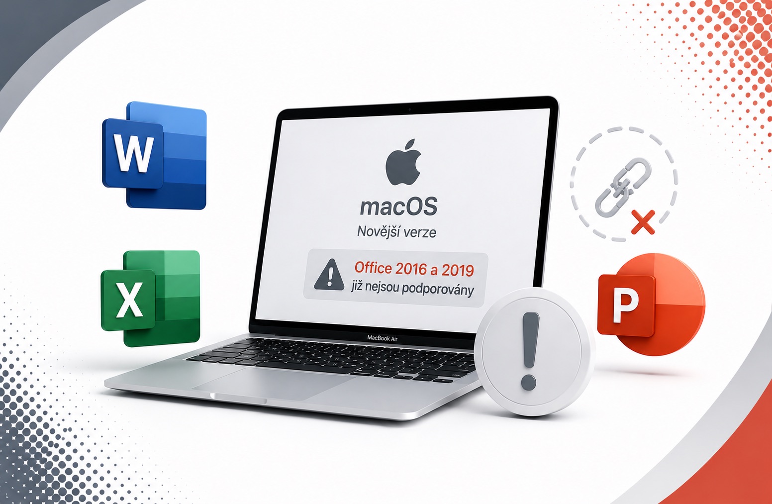 Proč přestal fungovat Microsoft Office 2016 a 2019 na Macu? Co se změnilo a jak situaci vyřešit
